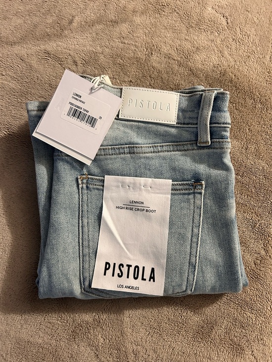 pistola Denim - Pistola Lennon High-Rise Cropped Boot Jeans Topanga Vintage